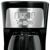 12-Cup* Programmable Coffeemaker, Black