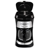 12-Cup* Programmable Coffeemaker, Black