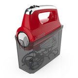 Helix Performance Premium Hand Mixer, 5-Speed Mixer, Red,
