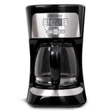 12-Cup* Programmable Coffeemaker, Black