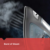 IMPACT Advanced Steam Iron with Maximum Durability and 360 Pivoting Cord, Gray